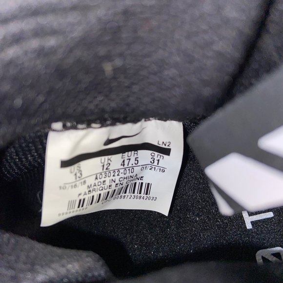 Nike Vapor Untouchable Pro 3 D Football Cleats Black AO3022-010 Men's NEW - Picture 10 of 12